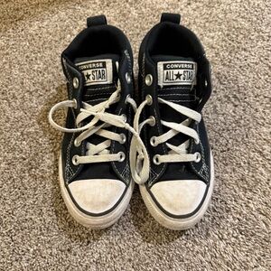 Converse Kids Black and White Sneakers